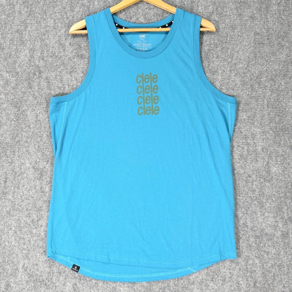 Ciele Athletics NSBTank Track C Men's Large Sherbrooke Blue Running Tank